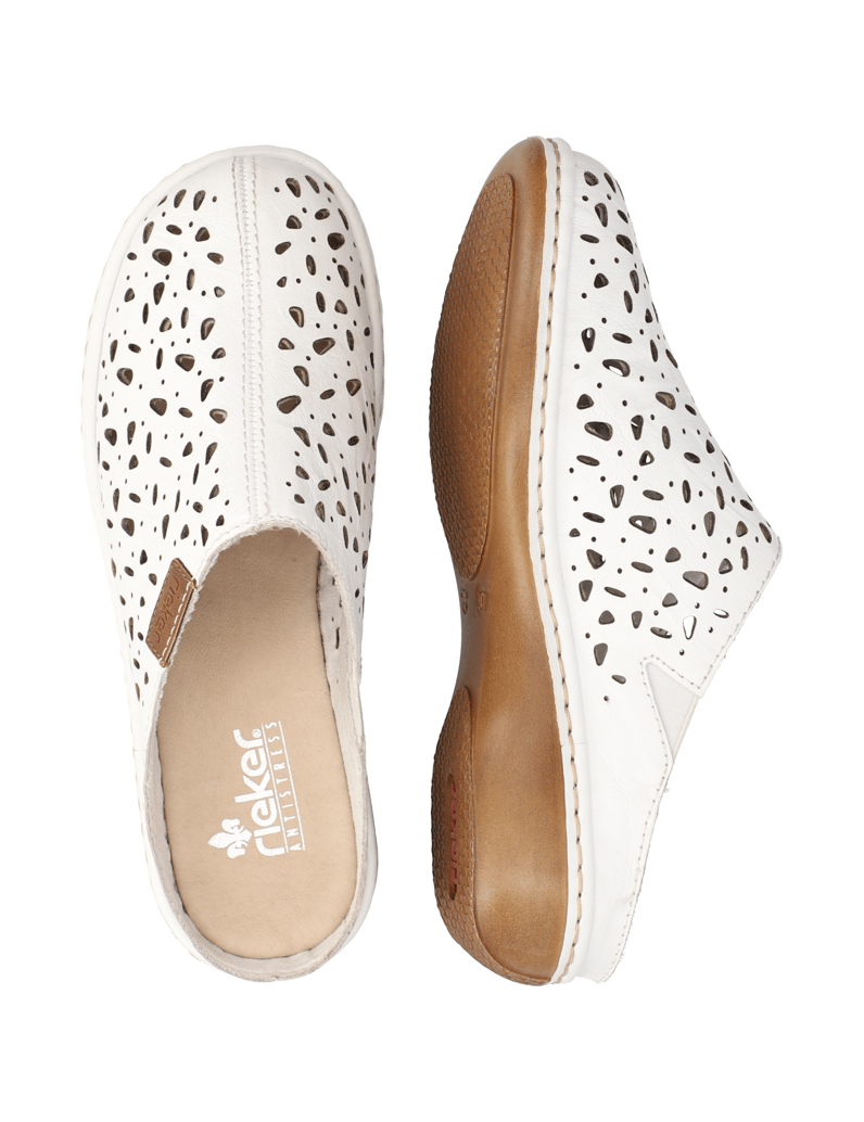 Rieker-Glattleder-Pantoffel