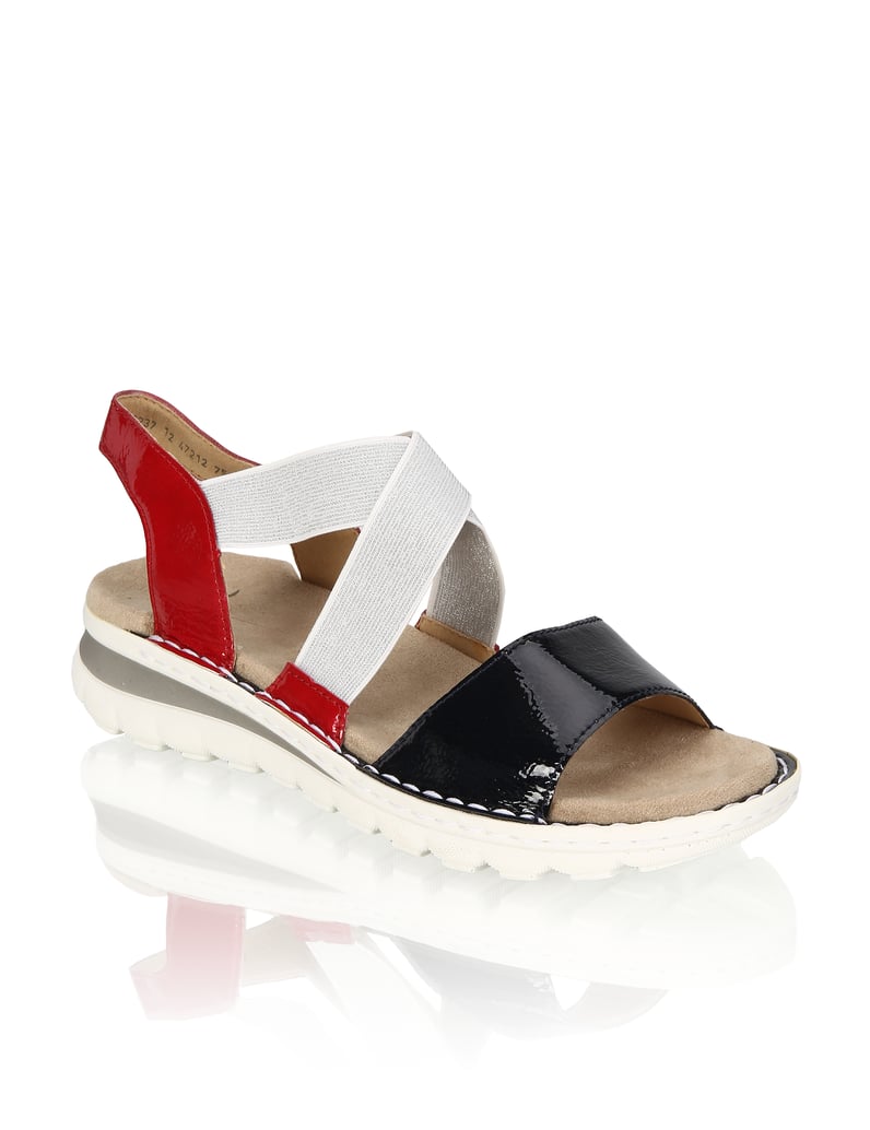 Ara-Glattleder-Keilsandale