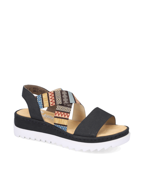 

imitácia velúru sandále, Modrá