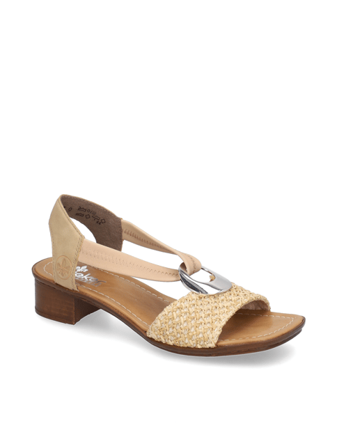 

textil Sandále, Béžová