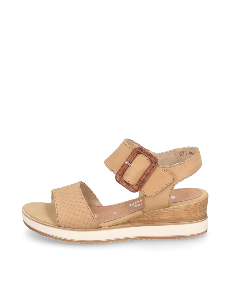 Remonte-Glattleder-Keilsandale