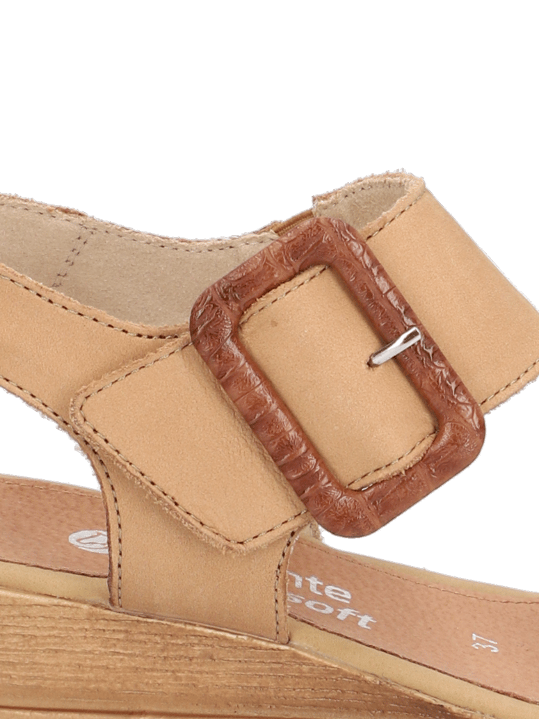 Remonte-Glattleder-Keilsandale