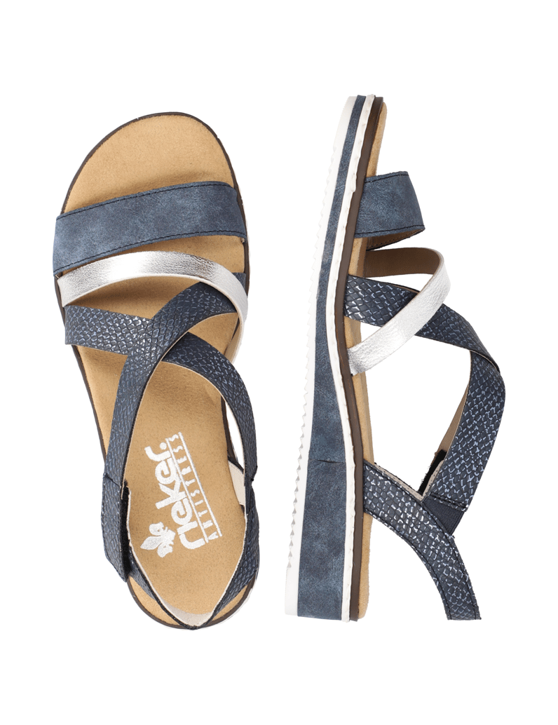 Rieker-Sandale-blau