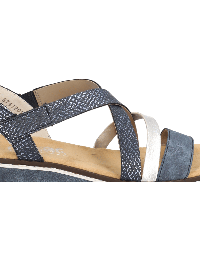 Rieker-Sandale-blau
