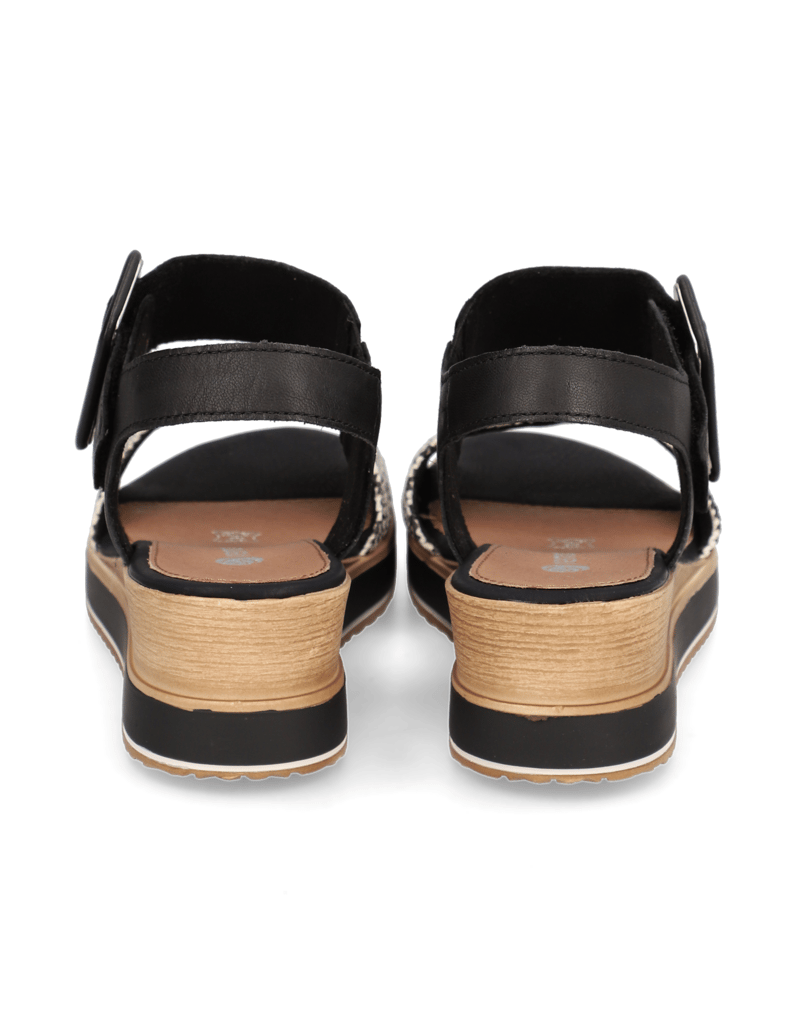 Remonte-Lederkombination-Keilsandale