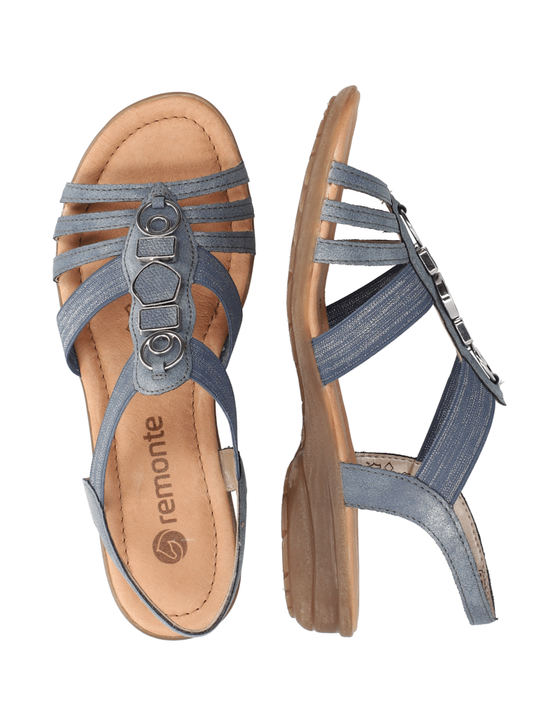 Remonte-Lederkombination-Sandale