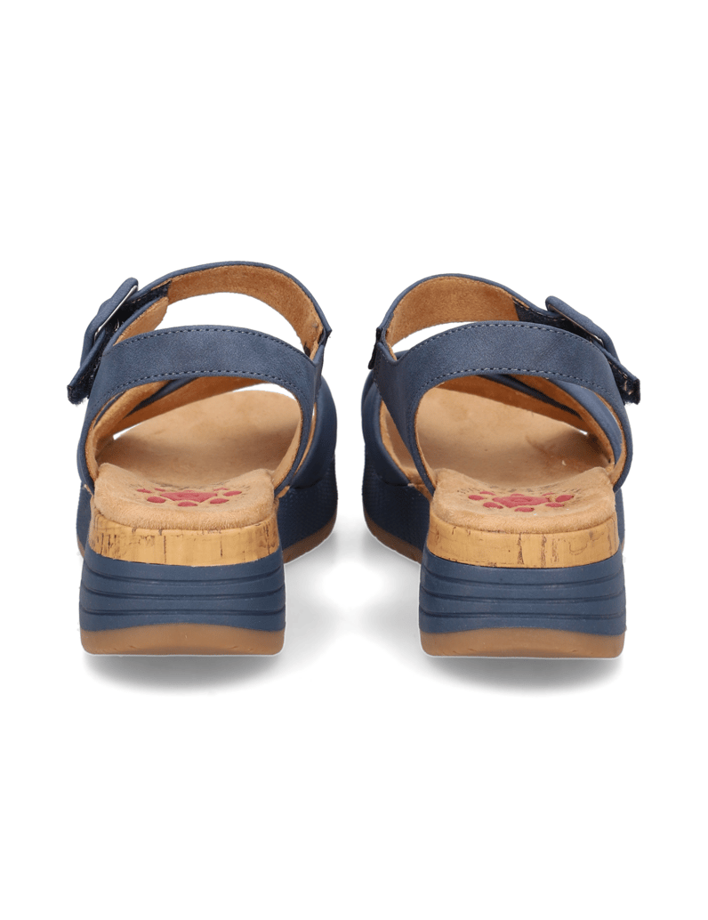 RELIFE-sandále-na-klinovom-podpätku-modrá