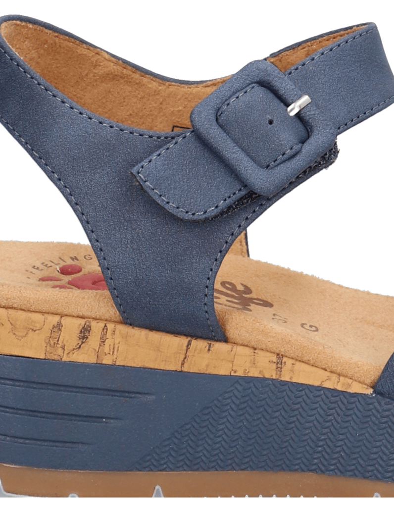 RELIFE-sandále-na-klinovom-podpätku-modrá