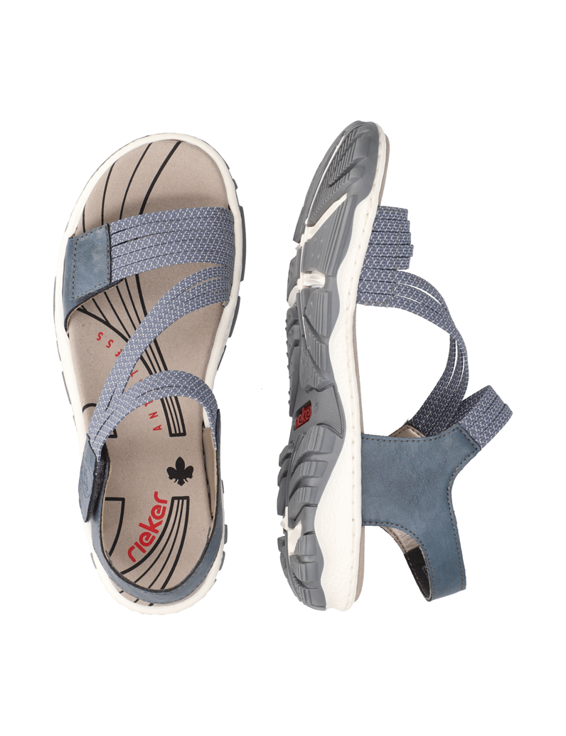 Rieker-Sandale-blau
