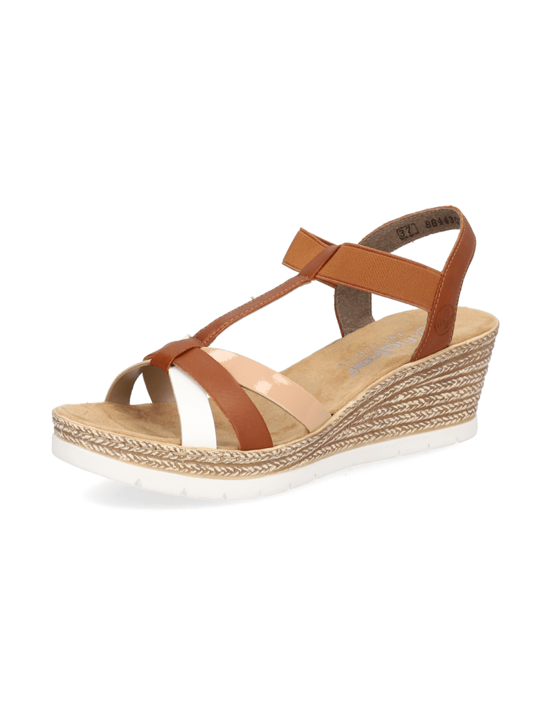 Rieker-Keilsandale-braun