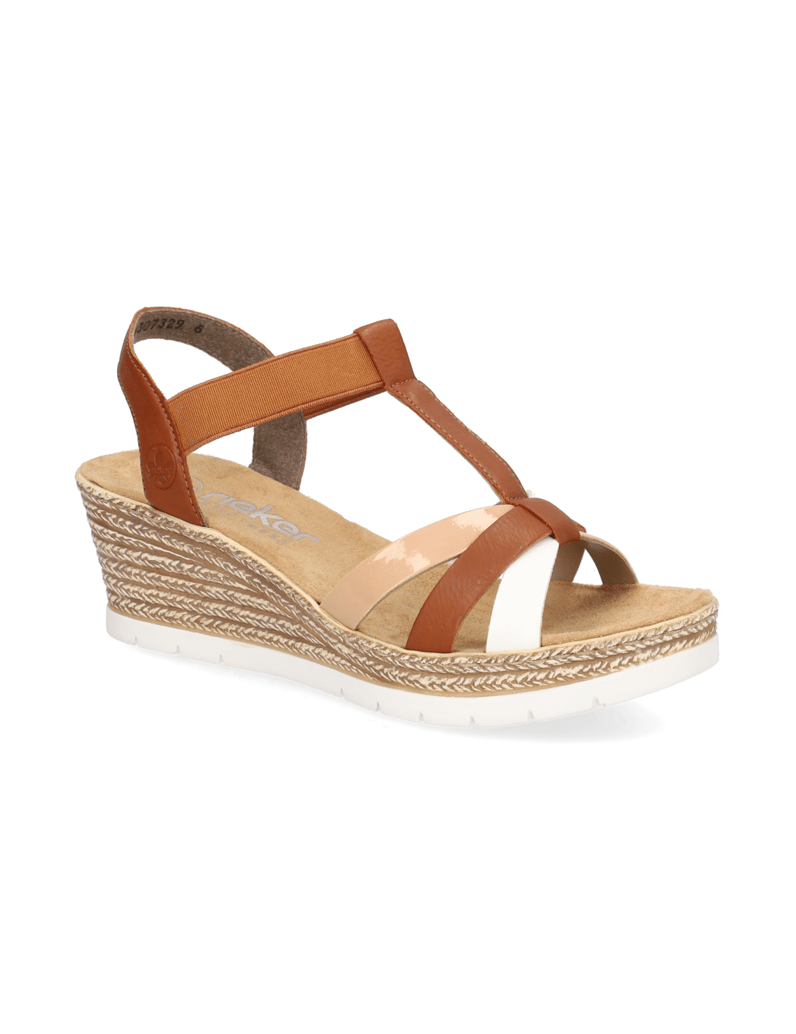 Rieker-Keilsandale-braun
