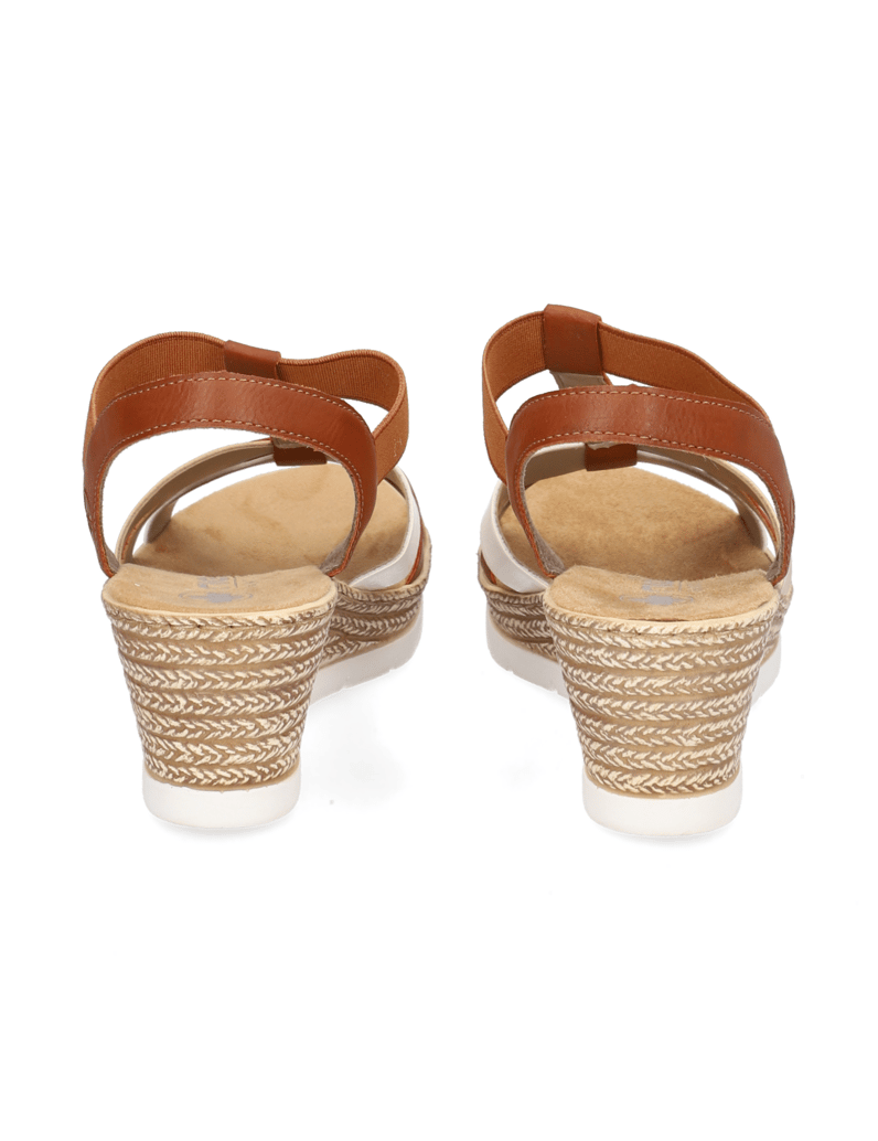 Rieker-Keilsandale-braun