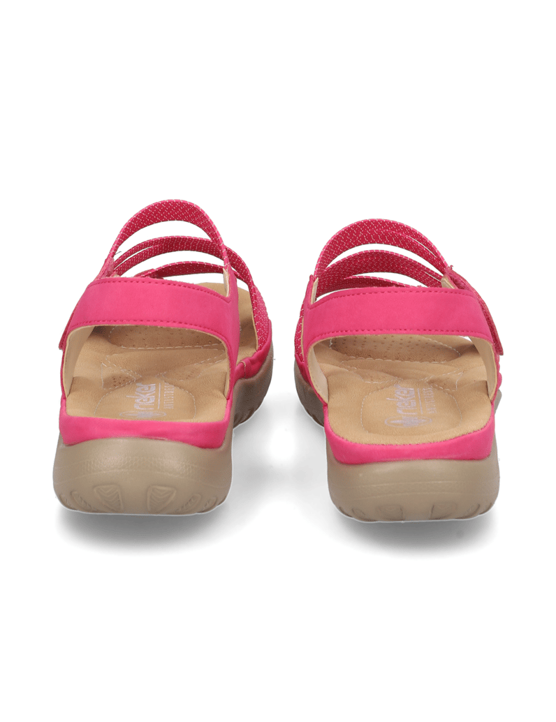 Rieker-Lederimitat-Sandale-pink
