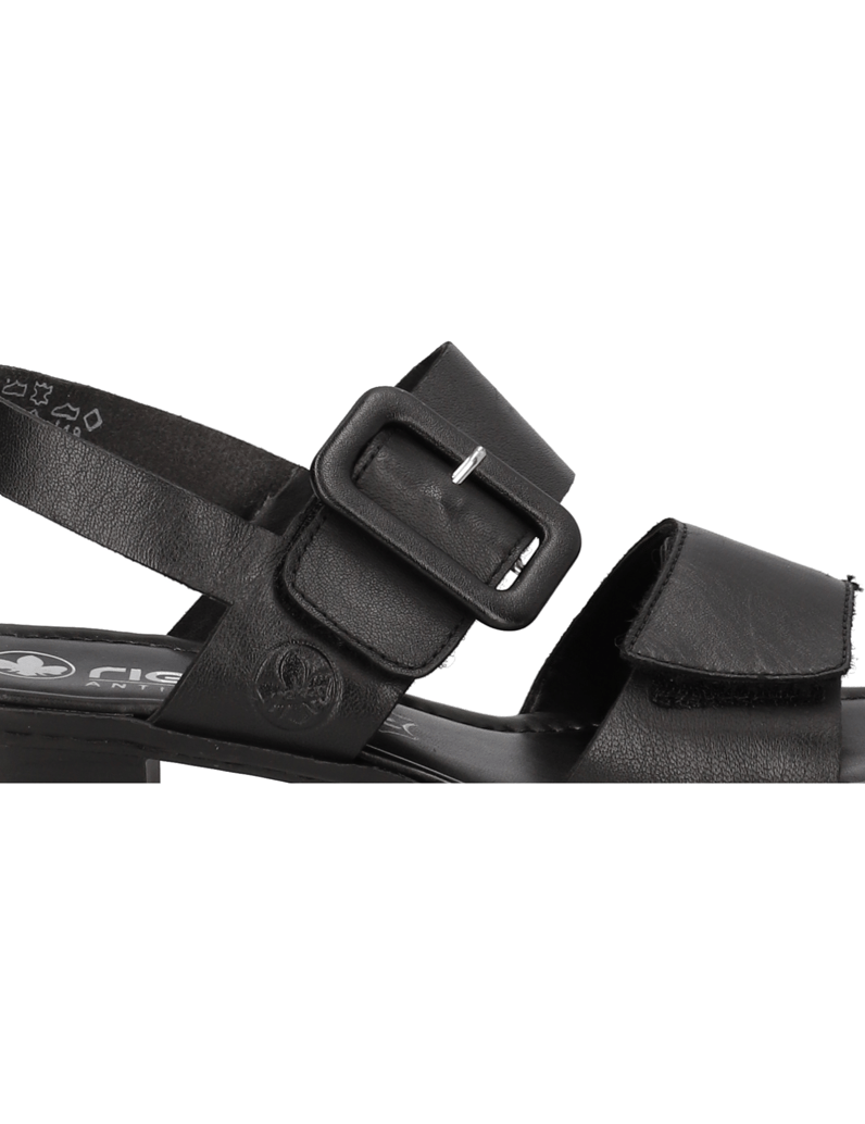 Rieker-sandály-černá