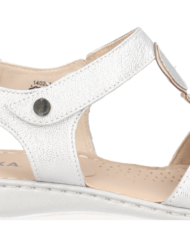 DELKA-hladká-kůže-sandály-stříbrná