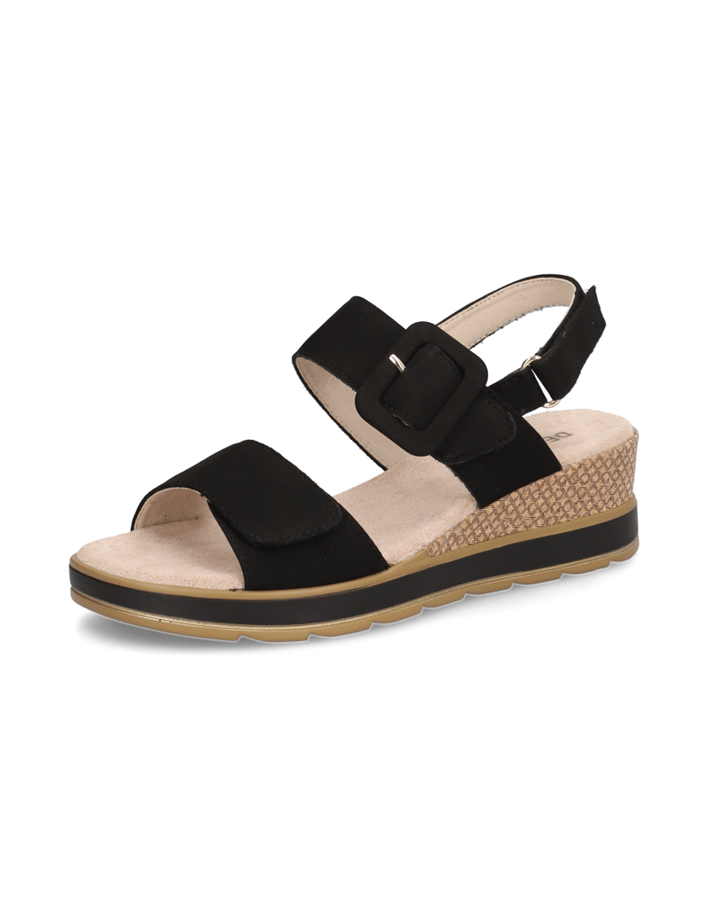 DELKA-Sandale-schwarz