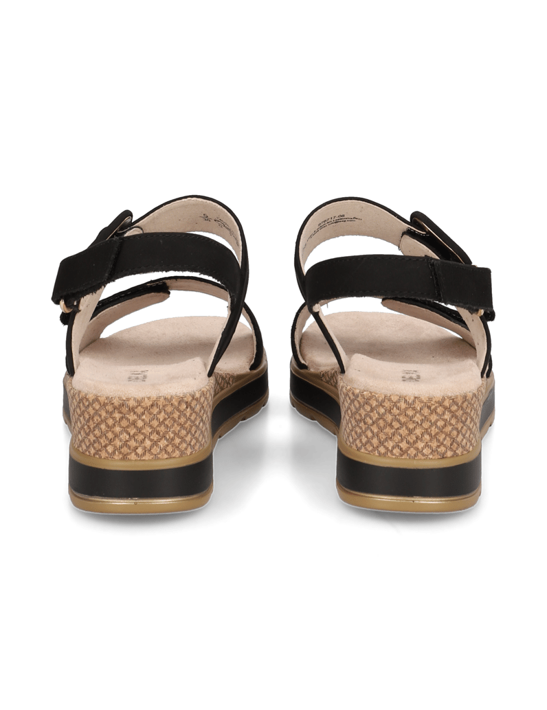 DELKA-Sandale-schwarz