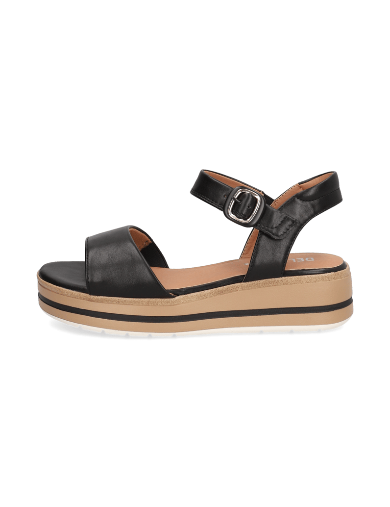 DELKA-sandály-černá