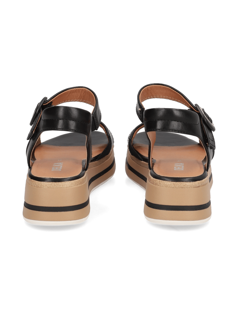 DELKA-sandály-černá