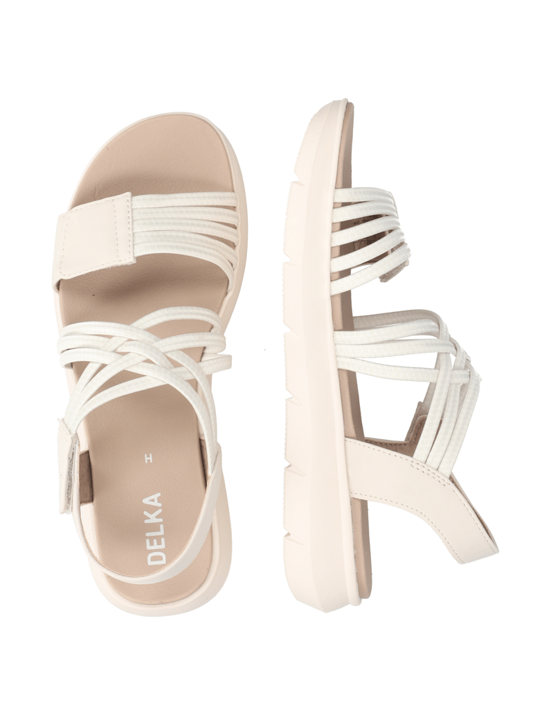 DELKA-Sandale-beige