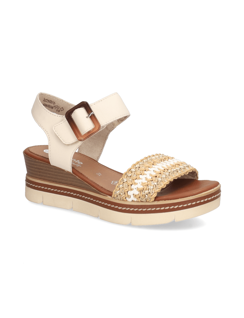 Remonte-kombinacija-usnja-sandali-s-polno-peto-bež