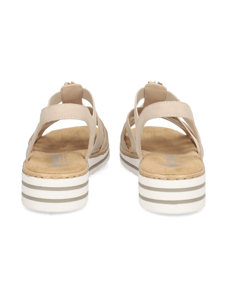 Rieker-sandály-na-klínku-modrá