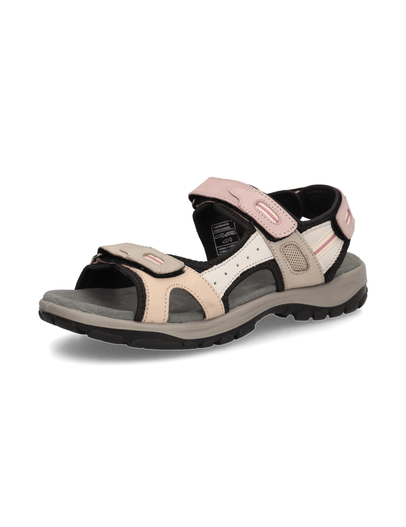 DELKA-nubuk-usnje-sandali-večbarvno