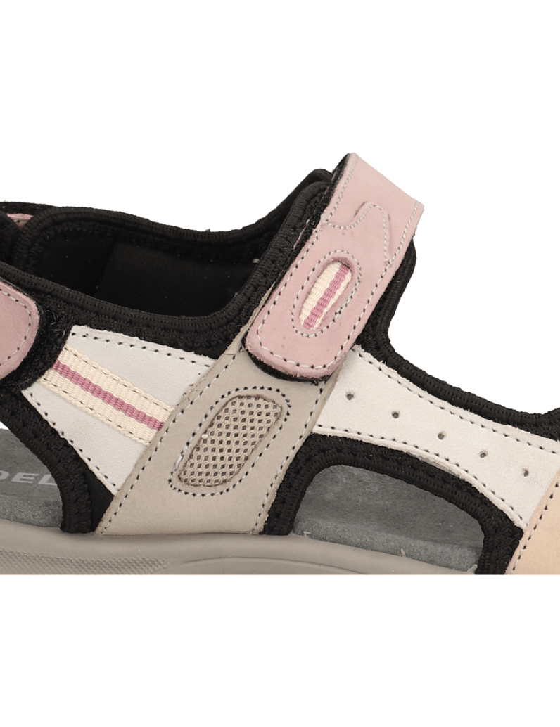 DELKA-nubuk-usnje-sandali-večbarvno