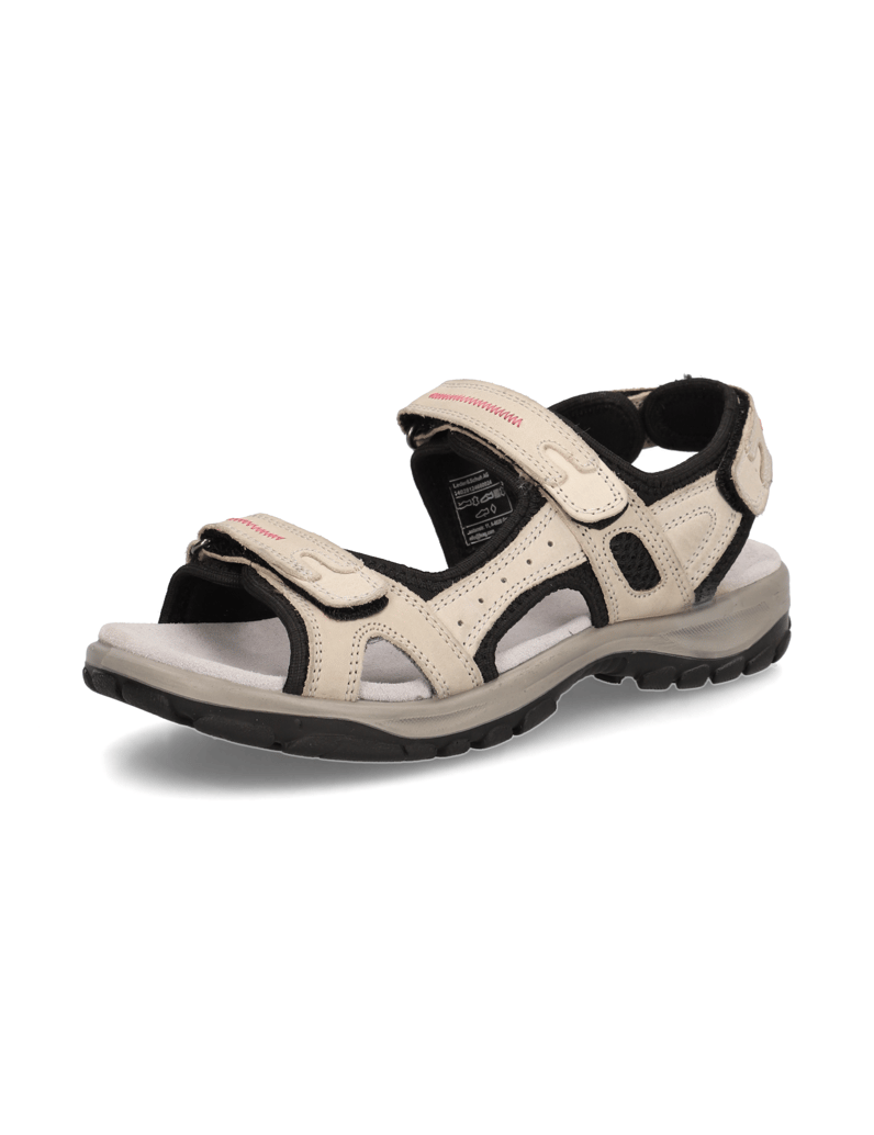 DELKA-Nubukleder-Sandale-beige