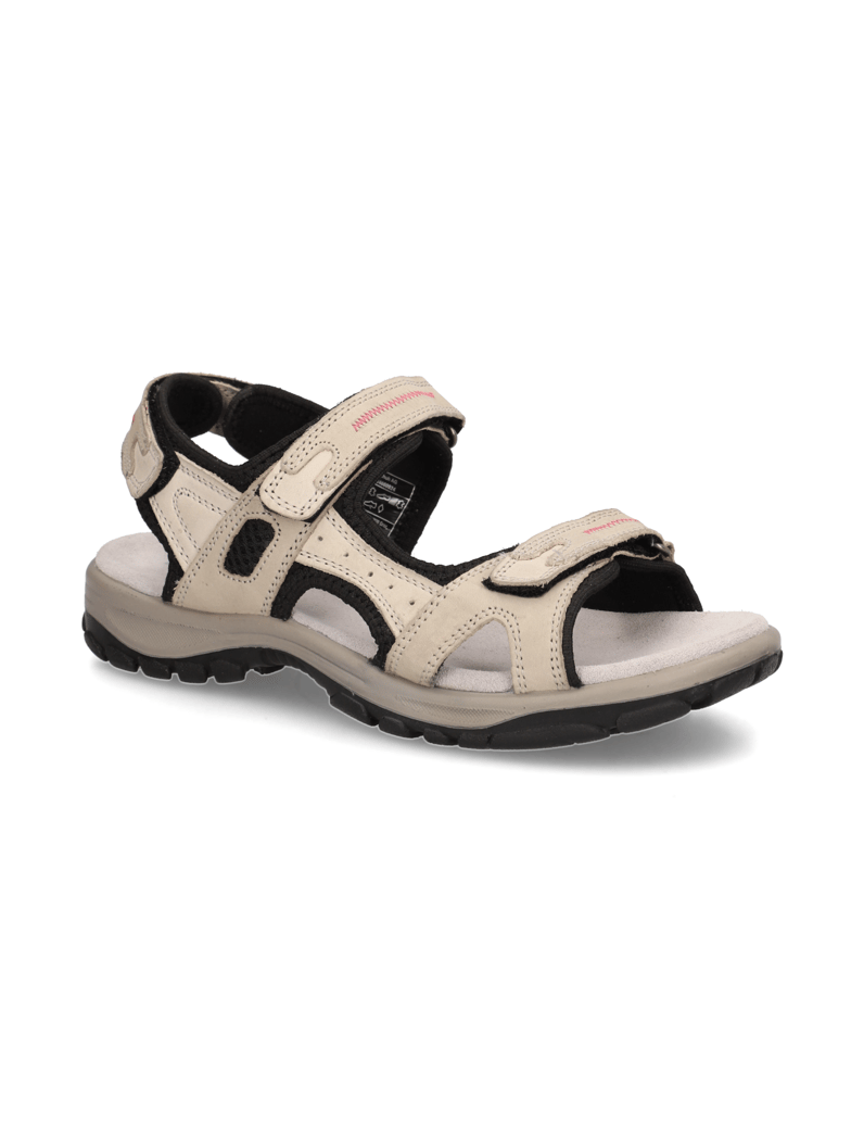 DELKA-Nubukleder-Sandale-beige