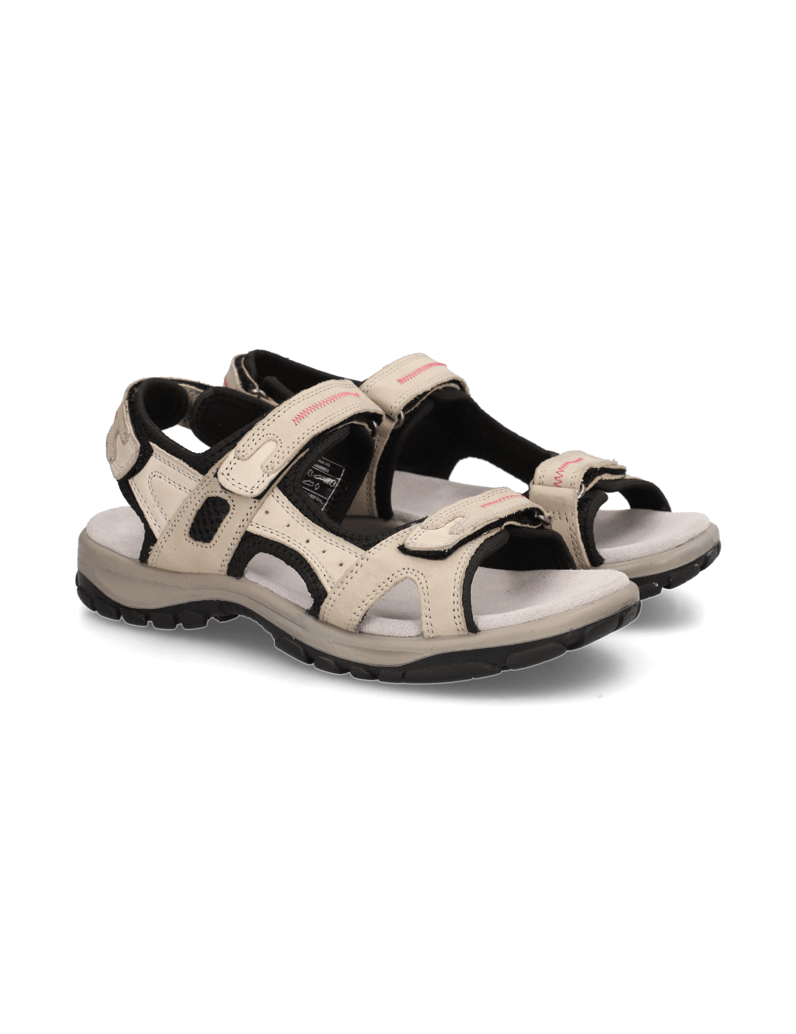 DELKA-Nubukleder-Sandale-beige