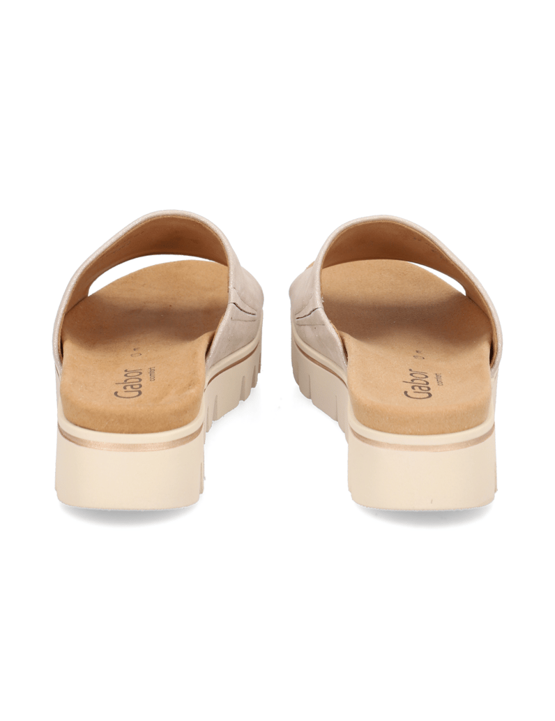 Gabor-Veloursleder-Pantoffel