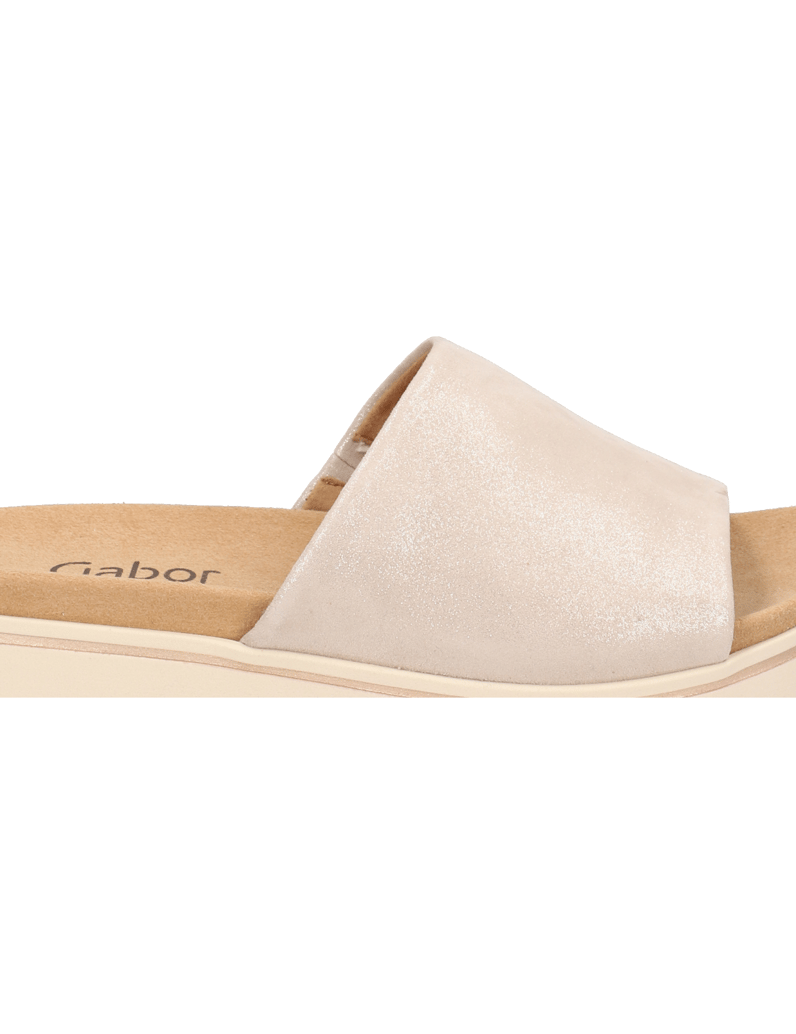 Gabor-Veloursleder-Pantoffel