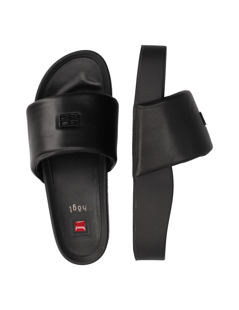 Högl-Glattleder-Pantoffel