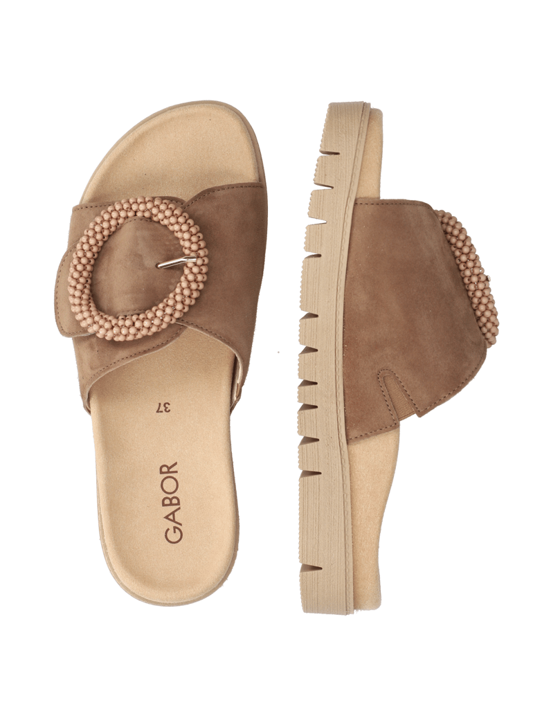Gabor-Pantoffel-beige