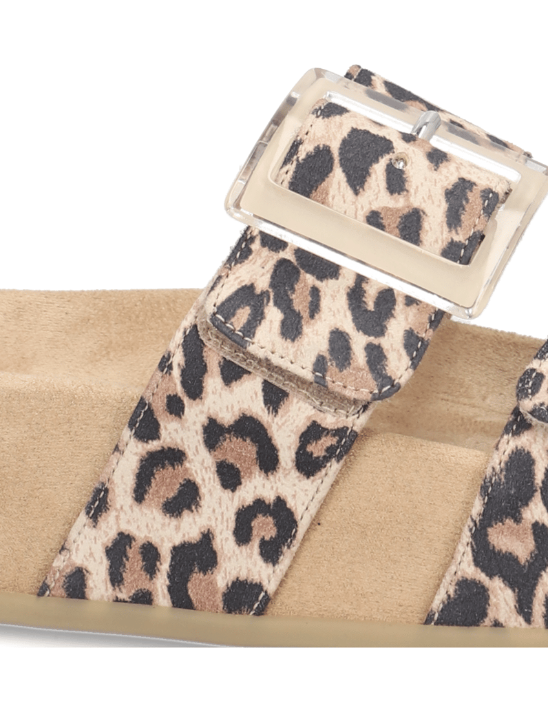 PAUL-GREEN-Veloursleder-Pantoffel-gold