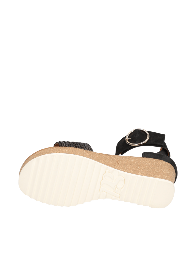 PAUL-GREEN-Nubukleder-Keilsandale