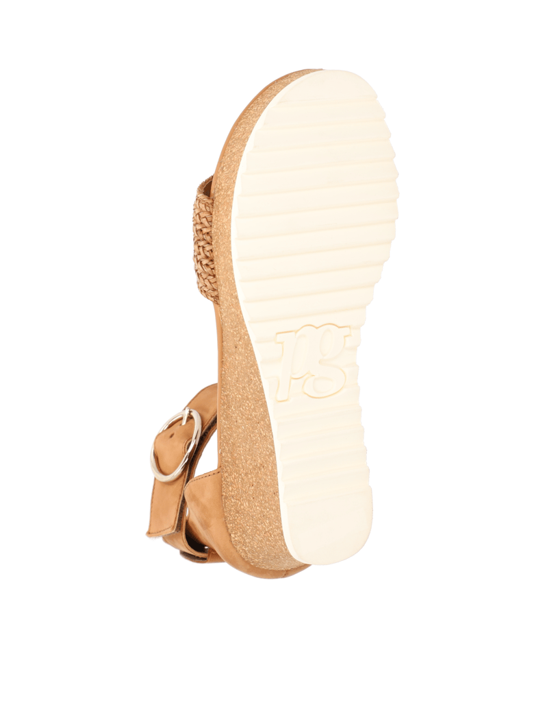 PAUL-GREEN-Glattleder-Keilsandale