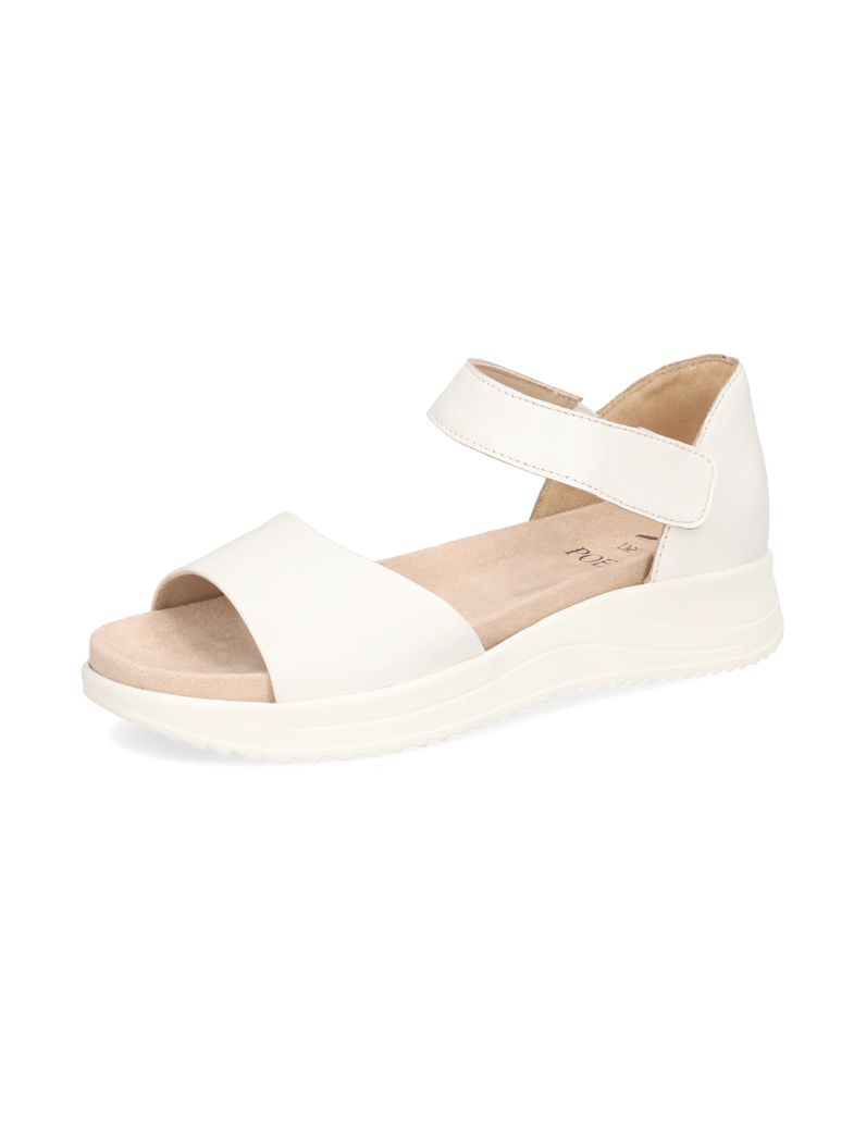 POE-hladká-kůže-sandály-bílá