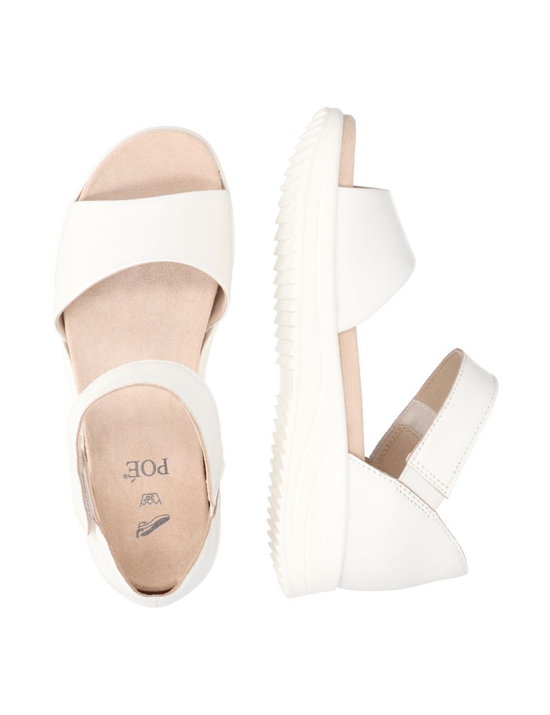 POE-hladká-kůže-sandály-bílá