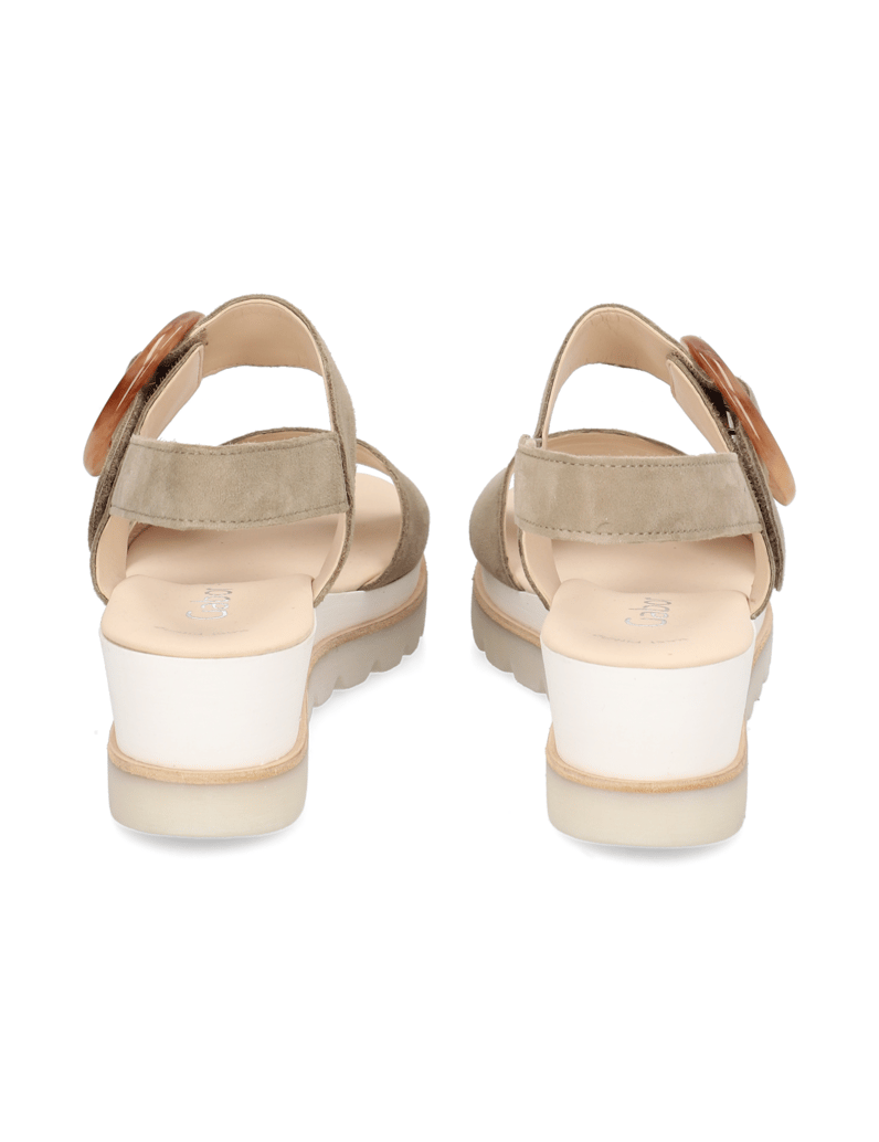 Gabor-Veloursleder-Sandale-weiss