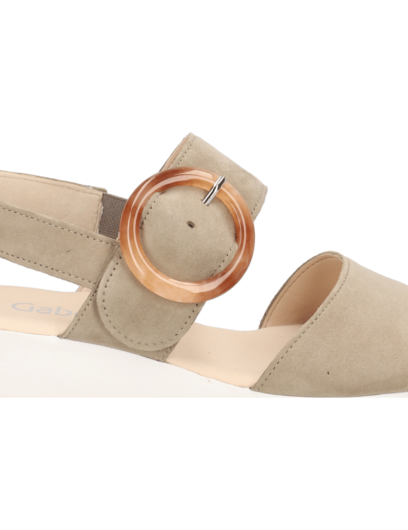 Gabor-Veloursleder-Sandale-weiss