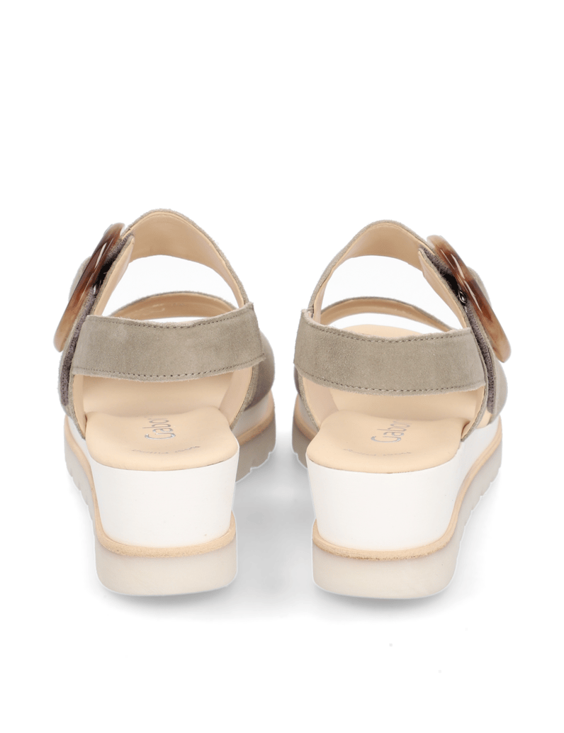 Gabor-Veloursleder-Sandale-weiss