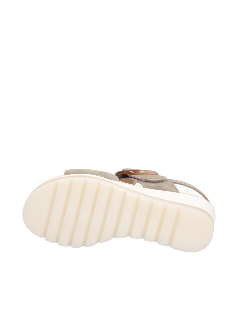 Gabor-Veloursleder-Sandale-weiss