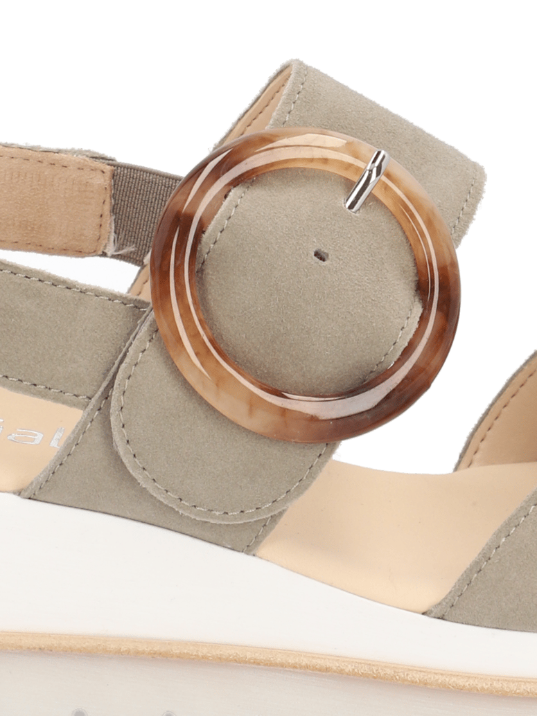 Gabor-Veloursleder-Sandale-weiss