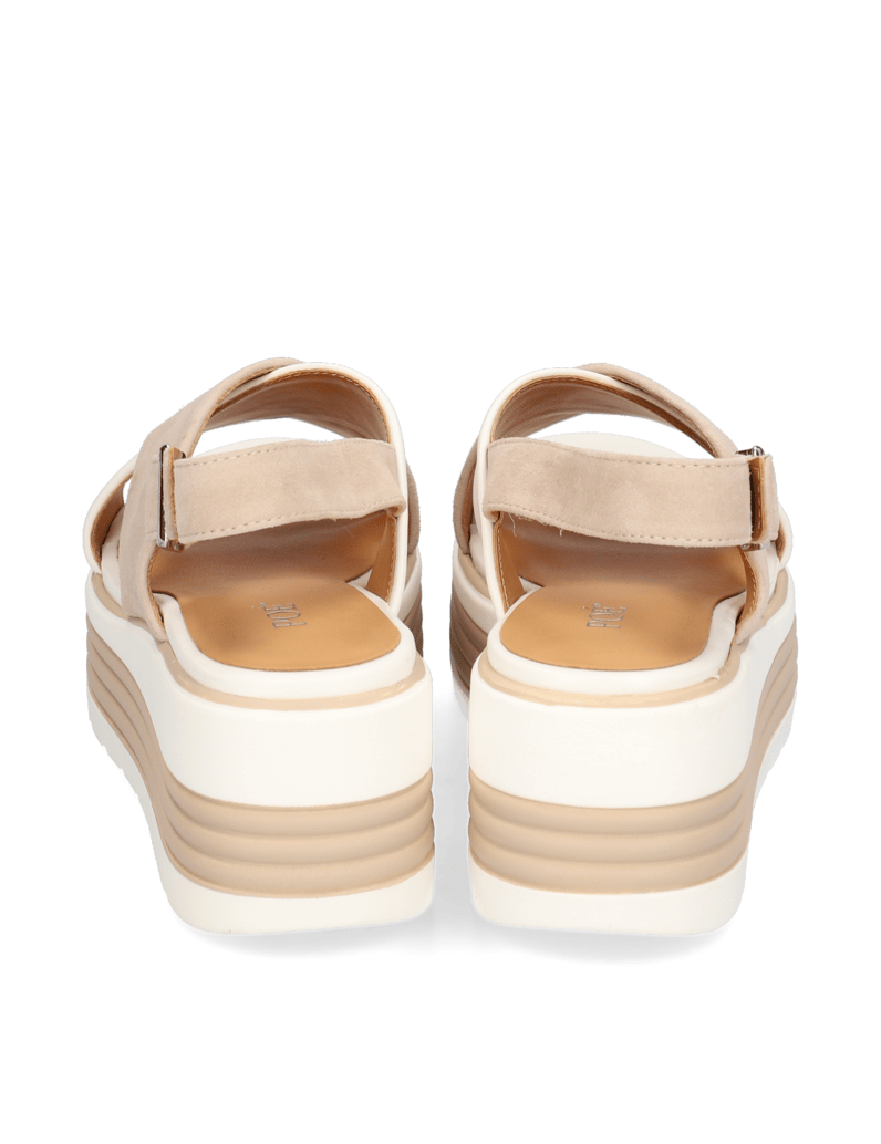 POE-Lederkombination-Keilsandale-šedá