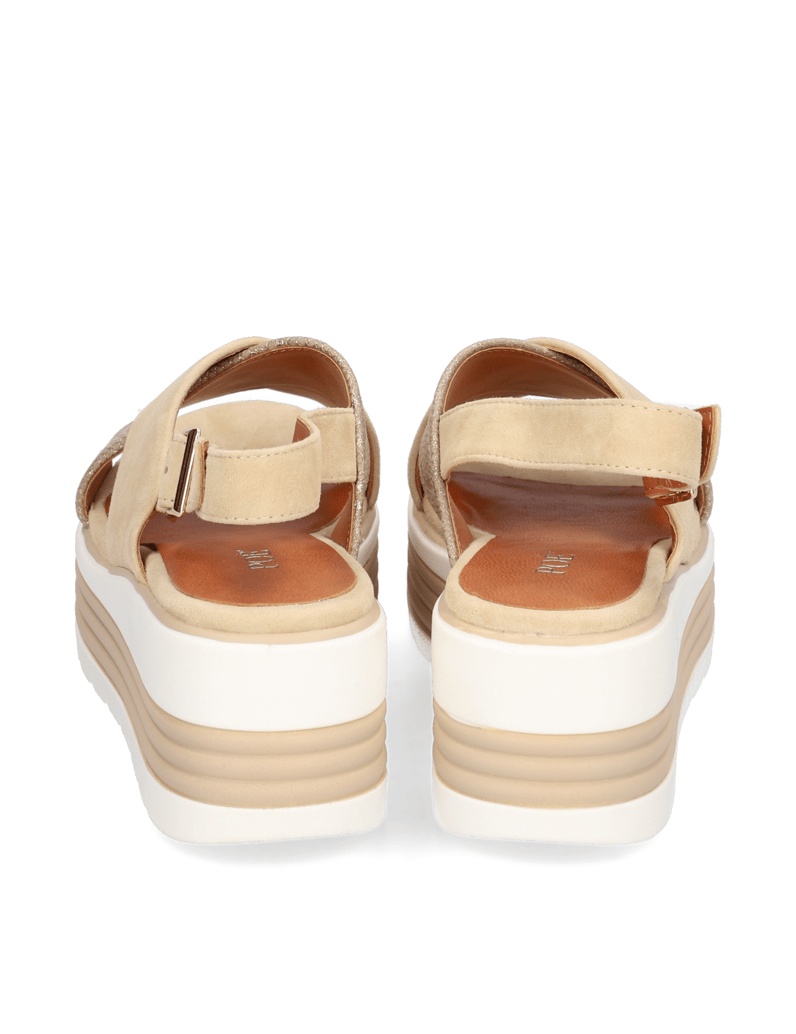 POE-Lederkombination-Keilsandale-šedá