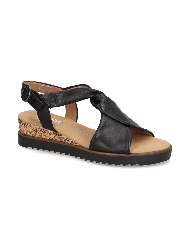 Gabor-Glattleder-Sandale-silber