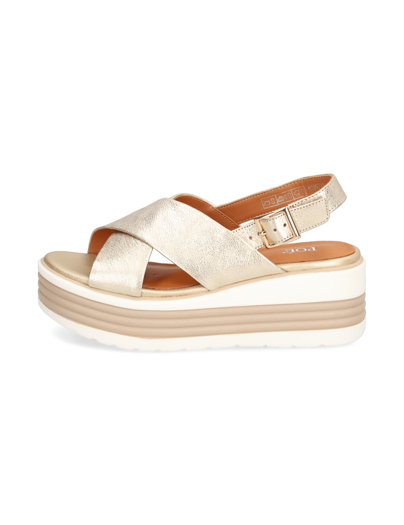 POE-Glattleder-Sandale