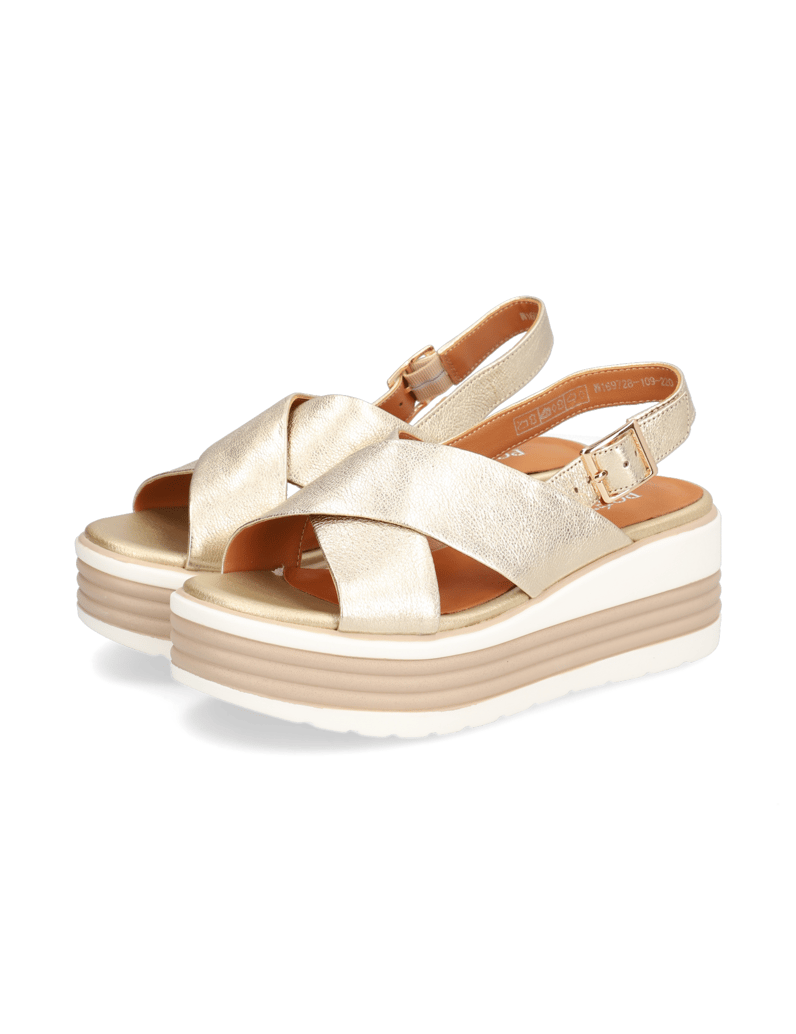 POE-Glattleder-Sandale